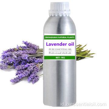 Pasokan pabrik 100% minyak esensial Lavender murni massal